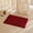 Burgundy-1'4" x 2' (Rectangular), variant on Black Long Bathroom Rug Waffle Runner Non Slip Washable Super Absorbent Quick Dry Boho Farmhouse Bath Decor 72"x24"