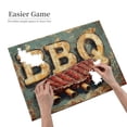 thumbnail image 4 of 500 pcs 500 Pieces Wooden puzzles roast beef BBQ,Unique Artwork for Adults,Exquisite Food Art Puzzle,Classic roast beef Funny Puzzle,for BBQ Lovers Gifts,Challenging Brain Exercise,Relax yourself, 4 of 6
