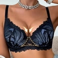 thumbnail image 2 of Bras for Women Push up New Plus Size Women’s Lace Bras, No Underwire Push up Bralettes, Lightweight Breathable Support Everyday Bras, 2 of 5