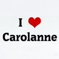 thumbnail image 2 of CafePress - I Love Carolanne Infant Bodysuit - Baby Light Bodysuit, Size Newborn - 24 Months, 2 of 4