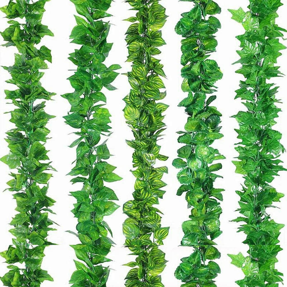 12Pc Fake Artificial Ivy Leaves Hanging Greenery Garlands Party Decor Reliab GQ 