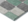 thumbnail image 3 of Addison Rugs Mayfield Premium Machine Washable Transitional Geometric Mint Rectangle Rug, 3' x 5', 3 of 7