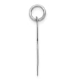 thumbnail image 2 of 14k White Gold Large Fancy Script Initial B Charm, 2 of 4
