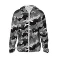 thumbnail image 1 of Fotbe Horse Silhouette Chaqueta con Protección Solar UPF 50+ para Hombre y Mujer, Camisa con Capucha y Bolsillos-Small, 1 of 7