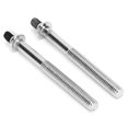 thumbnail image 4 of 2Pcs Drum Kit Screw Metal Set 70mm Instrument Accessory Replacement for Snare Bass WC905, 4 of 14