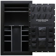 Steelwater Gun Safes Heavy Duty Gun Safe with LED Backlighting, 28 x 42 x 72, Steel