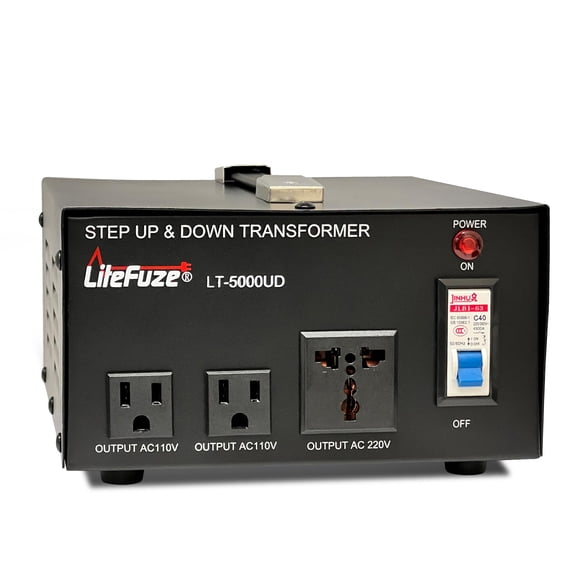 Transformador Convertidor de Tensión LiteFuze 5000W 110/220V