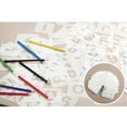 thumbnail image 5 of FRCOLOR  80 PCS Alphabet Symbol Stencils Geometric Ruler Child White, 5 of 8