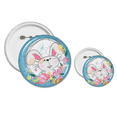 thumbnail image 1 of Happy Easter  Festival Cute Bunny Pins  Badge Button Design Kit Craft Sets, 1 of 3