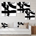 thumbnail image 4 of Porch & Den  Black and White Crossing Paths I" Gallery-wrapped Canvas 36 in. wide x 36 in. high, 4 of 5