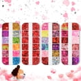 thumbnail image 4 of Nail Accessories Valentine’s Day Art Sequins Glitter Long Lips Letter Decoration Nail Sequins for Festive Nail Designs, 4 of 4