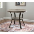 thumbnail image 2 of Holloway 42" Round Counter Height Pub Table, Pewter, 2 of 8