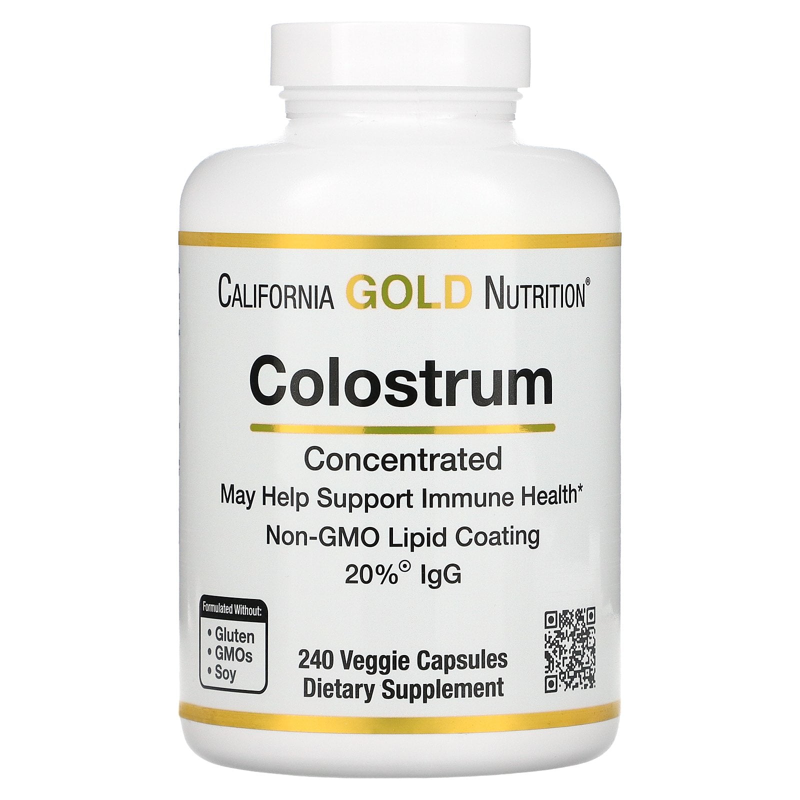 Colostrum, 240 Veggie Capsules, California Gold Nutrition