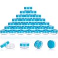 thumbnail image 1 of 3 Gram Sample Containers with Lids, 200 Count Tiny Sample Jars, Empty Lip Balm Containers, Mini Cosmetic Containers with Lids, Makeup Travel Containers with Labels, Mini Disposable Spatulas, 1 of 8