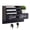 Black, variant on odorsTT Black Sweet Home-Like Wood Key & Mail Organizer - Rustic Key Holder with Storage Drawer & 8 Hooks, Easy Peel-and-Stick Adhesive Wall Mount for Entryway, Hallway, Mudroom