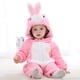 thumbnail image 3 of Kigurumi-ropa de dinosaurio para bebé recién nacido, pijamas para niño y niña, mono infantil, traje de Cosplay de Animal cálido, mono con capucha, Invierno, 3 of 5