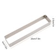thumbnail image 4 of Decodeary Simple Stainless Steel Cookie Mold For Unique Cookies High Hardness Long square large size 1Set, 4 of 6