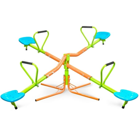 Playground Seesaw - Pure Fun 360 Quad Swivel Kids Seesaw