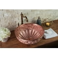 thumbnail image 6 of 100% Solid Engraved Copper Vessel Sink with Floral Design | Handmade Artistic Vanity Bowl for Bathroom & Kitchen | Decorative Hammered Copper Wash Basin | Durable, Easy to Clean & Eco-Friendly, 6 of 9