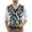 Black#05, variant on Handshe Men's Retro Printed Casual Business Knit V - Neck Vest