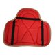 thumbnail image 3 of Mantilla de doma, transpirable, de piel sintética, práctica, para montar a caballo Rojo, 3 of 9