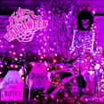 thumbnail image 2 of Halloween String Lights, 16FT 50 LED Mini String Lights with 8 Lighting Modes & Timer, Battery Operated Fairy Lights for Patio Xmas Tree Wedding Party Indoor Outdoor Decor (Purple), 2 of 7