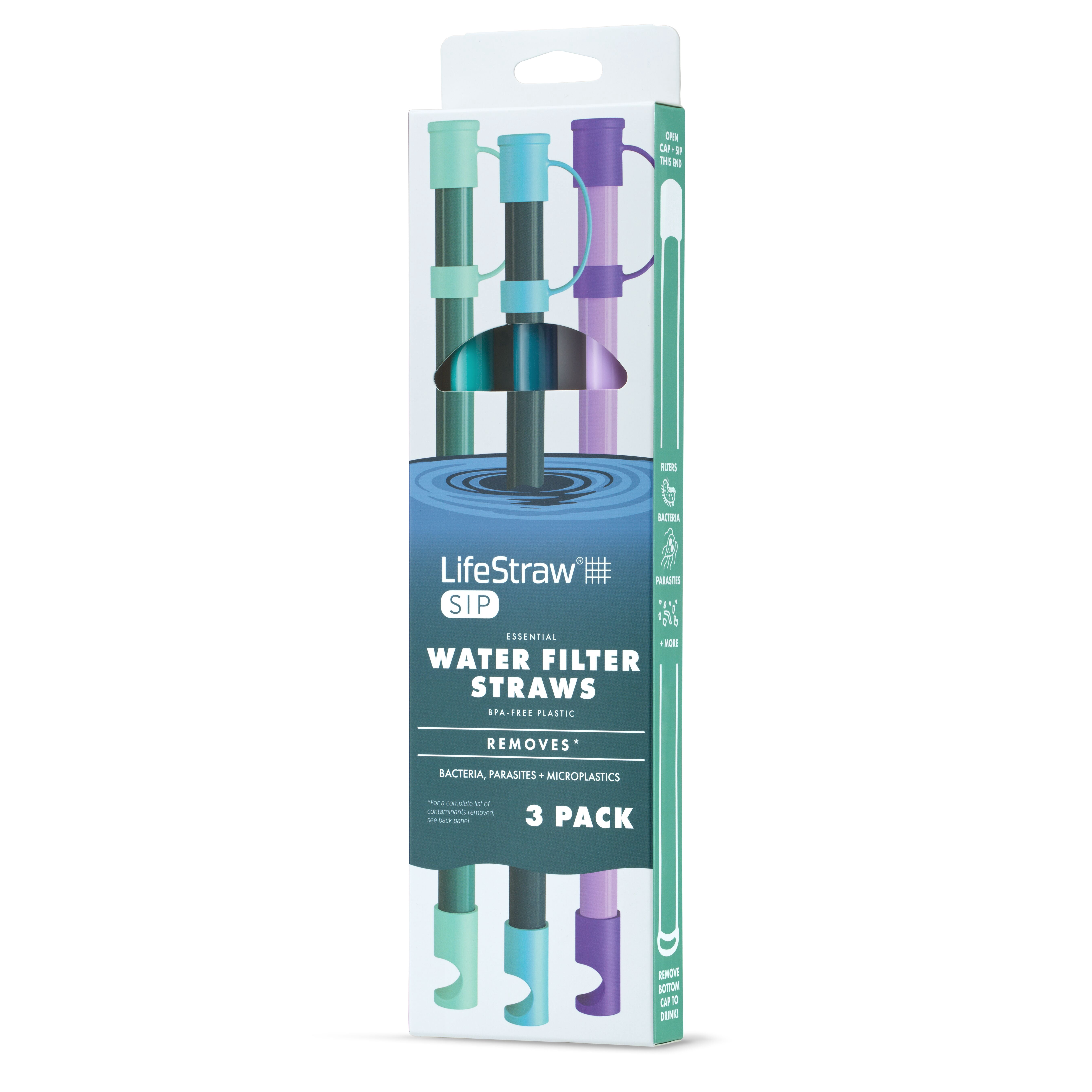 LifeStraw Sip Essential; 3-Pack