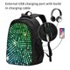 thumbnail image 2 of Fotbe Green Disco Lights Mochila con Estampado y Puerto USB para Hombre y Mujer, Mochila Antirrobo, Mochila de Viaje, Mochila Escolar, Mochila Universitaria, 2 of 7