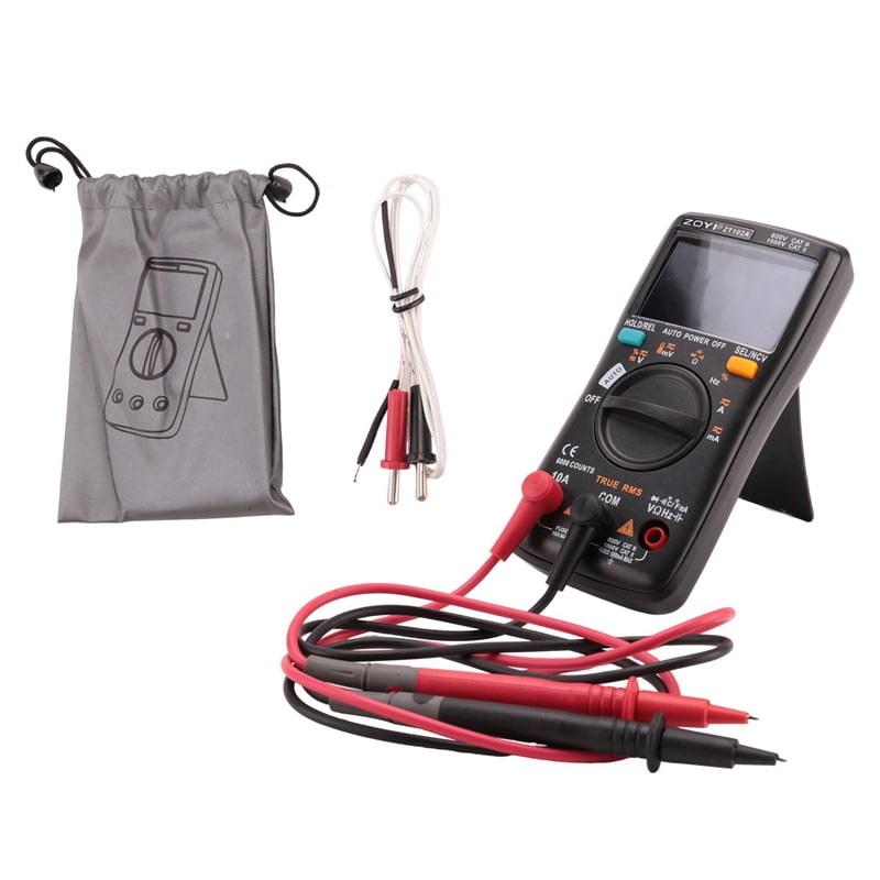 2X  ZT102A Digital Multimeter 6000 Counts Auto 113D Back Light  Voltmeter Transistor Tester Frequency