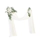 thumbnail image 3 of Arco de boda con flores y cortinas para decoración, hermosas flores artificiales, para fiestas, vacaciones, bodas y más., 3 of 9