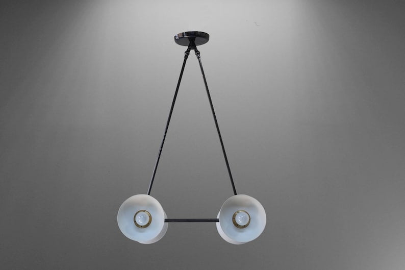4 Light Modern Raw Brass chandelier light Fixture
