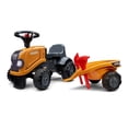 thumbnail image 1 of Tractor Ride-On Toy Falk Case CE con remolque, rastrillo y pala, 1 of 4