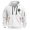 B-White, variant on Jinhomg Quarter Zip Men Hoodies Pullover Trendy Graphic Hooded Sweatshirt Mid Weight Multi Pocket Long Sleeve Athletic Tops Black L