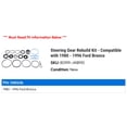 thumbnail image 2 of Steering Gear Rebuild Kit - Compatible with 1980 - 1996 Ford Bronco 1981 1982 1983 1984 1985 1986 1987 1988 1989 1990 1991 1992 1993 1994 1995, 2 of 2