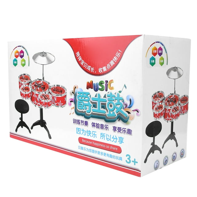 Kids Jazz Drum Set Toy - Promote Auditory Development, Cultivate Interest, Educational & Durable