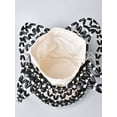 thumbnail image 2 of Firefly hope Bolso de hombro tejido para mujer, bolso de mano y neceser, elegante bolso de playa de verano, 16,4 x 16,4 x 36,5 cm (blanco)., 2 of 4