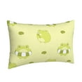 thumbnail image 2 of Fotbe Cute Frog3 Pillow Cases - Envelope Closure - Luxury, Extra Soft, Cooling Pillow Covers - Wrinkle, Fade, Stain Resistant-14"x20", 2 of 9
