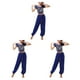 thumbnail image 5 of Sonducket Pantalones de danza del vientre indio femenino, conjunto de traje de baile en la espalda, traje profesional Sexy, rendimiento de danza Type1 NO1, 5 of 6