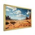 thumbnail image 2 of Designart "Nevada's Arid Landscape I" Landscapes Framed Wall Art Decor - Traditional Brown Canyon & Desert Hallway Framed Wall Art Decor, 2 of 6