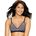 thumbnail image 2 of Hanes Ultimate® Comfy Support ComfortFlex Fit® Wirefree Bra Anchor Navy Mini Stripe M Women's, 2 of 2