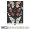 thumbnail image 4 of Orinice  Butterfly Throw Blanket Big Woven Butterfly Blankets Cover for Couch Chair Furniture   inches Butterfly Gifts for Women 60x80in, 4 of 6