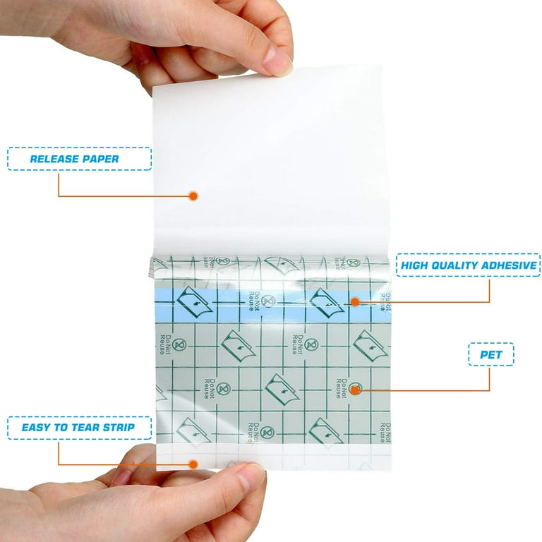 AFANSO Transparent Stretch Adhesive Bandage Waterproof Bandage Clear Adhesive Bandages Dressing Tape for 2 in x 13 Yards