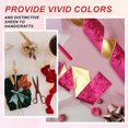 thumbnail image 6 of Uxcell 2.5" x 10 Yards Velvet Wired Gold Crushed Ribbon for Bow Decor Bright Blue, 6 of 7