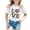 White, variant on ibiyuan Girls T-Shirts Crewneck Short Sleeve Clothes Girl Shirts Size 7-8 Funny Print Basic Tees Comfort Party Gift Summer Tee Tops