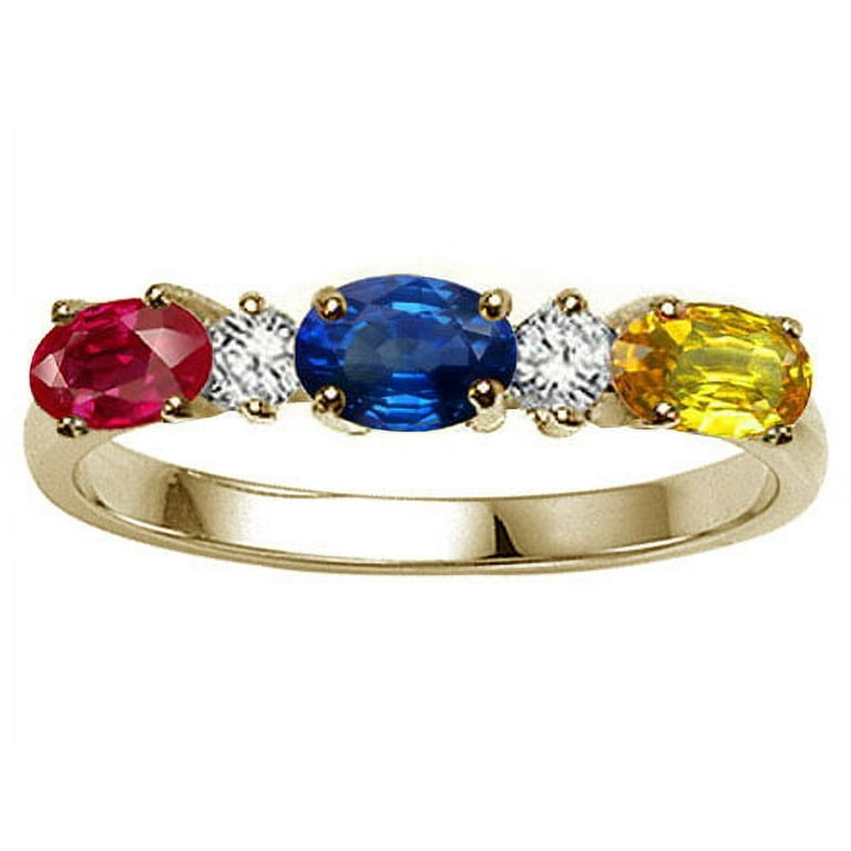 Mothers ring 3 stones walmart deals