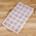 thumbnail image 4 of 28 Grids Jewelry Box Compartment Container for Ring-Earring Necklace Crafts, 4 of 11