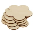 thumbnail image 4 of AMLESO 5 Piece Flower MDF Unfinished Wood Pieces Blank Plaques for DIY Craft Pyrography 100mm 5 Pieces, 4 of 8