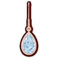 thumbnail image 4 of ANGARA Natural Bezel-Set Pear 2.24 ct Aquamarine Leverback Drop Earrings in 14K Rose Gold for Women (Size-9x6mm) | March Birthstone, Anniversary, Jewelry Gift for Women | Natural Aquamarine Earrings, 4 of 8