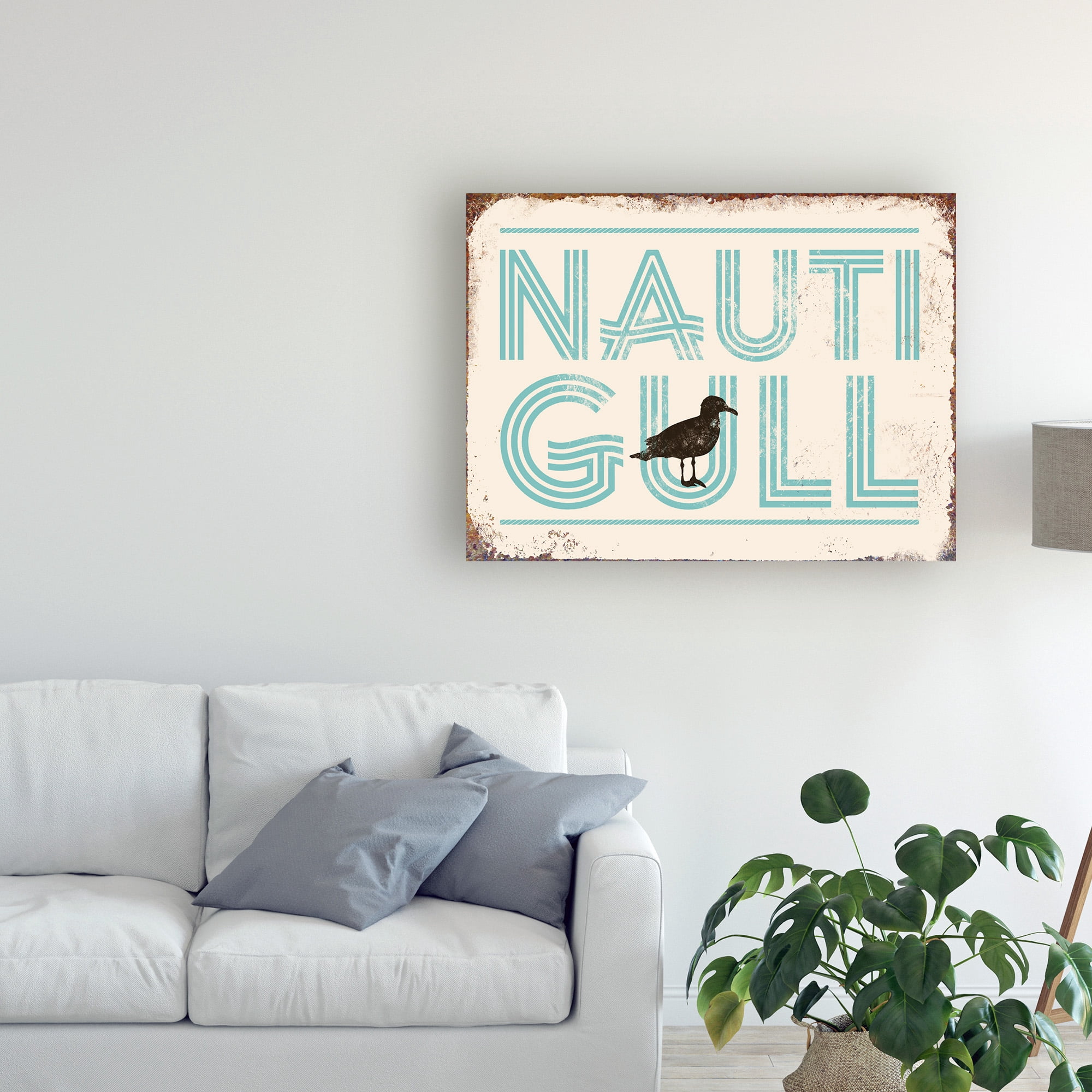 Trademark Fine Art 'Punny Nautical VI' Canvas Art by JJ Brando