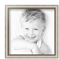 thumbnail image 2 of ArtToFrames 9" x 9" Silver Square with Beads Picture Frame, 9x9 inch Silver Wood Poster Frame (WOM-5286),  Pack, 2 of 8